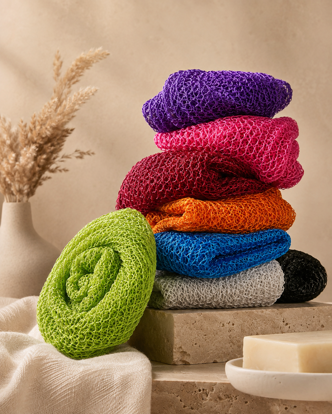 African  Exfoliating Body Sponge